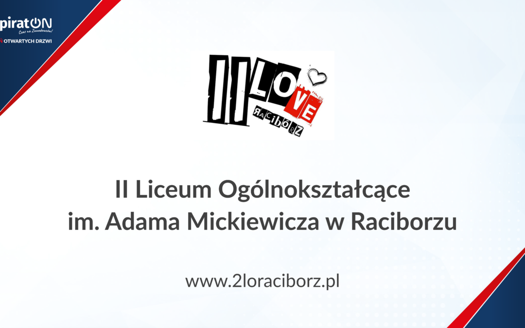 II LO w Raciborzu – gwarancją sukcesu