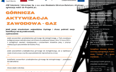 Ruszył projekt Górnicza Aktywizacja Zawodowa GAZ